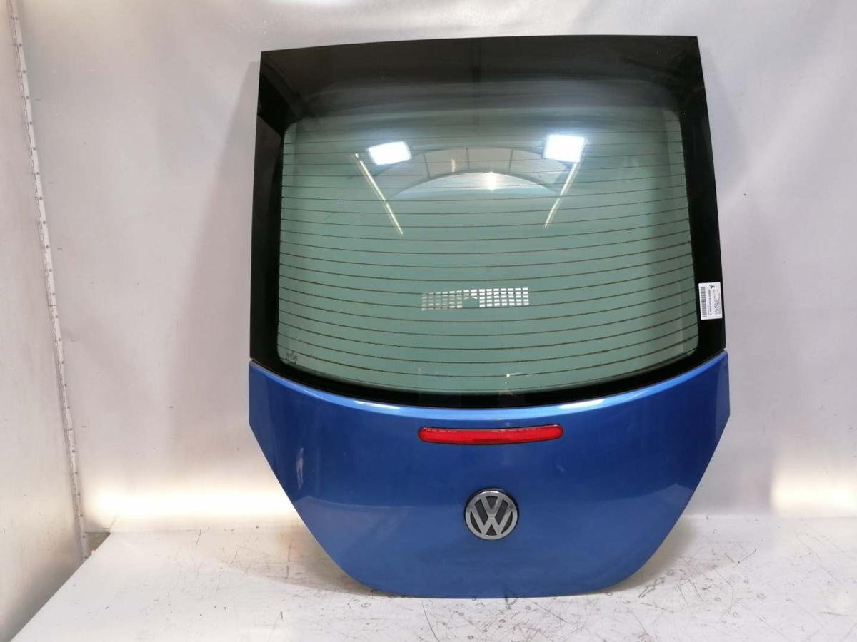 VW New Beetle original Heckklappe mit Heckscheibe Blau Bj.2000